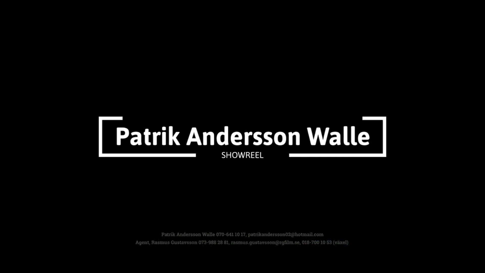 Video of Patrik Andersson Walle - Filmmakers